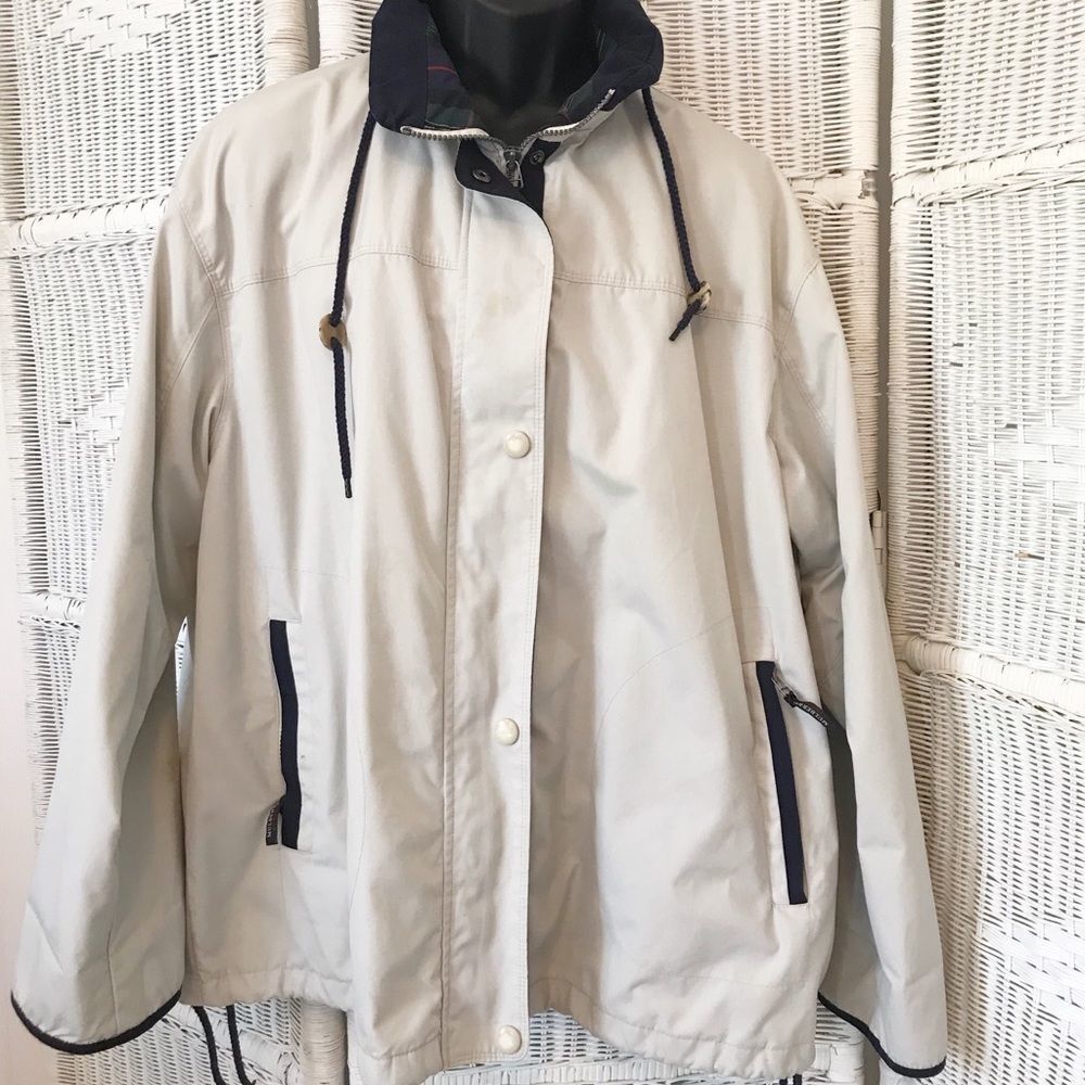 90's Mulberry Street Mens Sailing Jacket Tan 2X